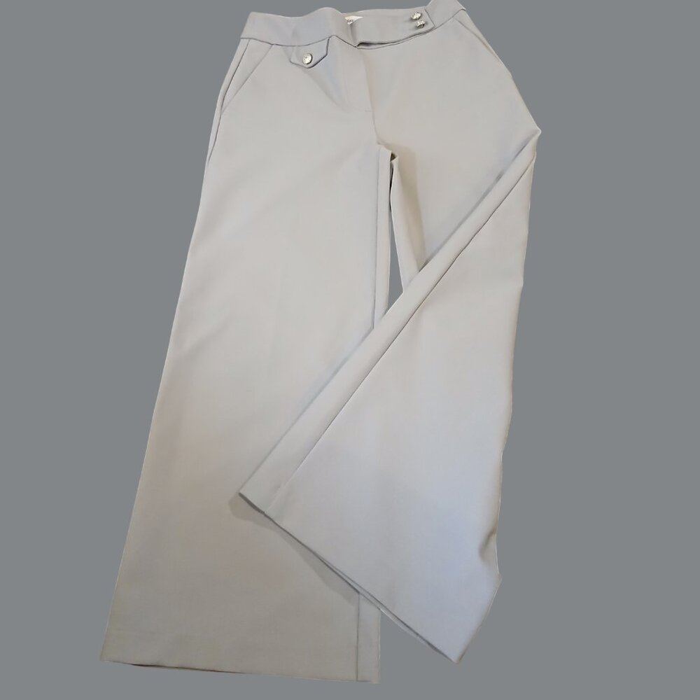 HAVER & BLAIR OF LONDON Grey High-Rise Wide Leg Pants XS - Picture 3 of 14